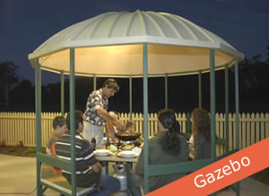 Dome roof Dome roofed gazebo
